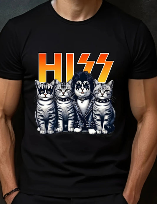 Men's Printed Short Sleeved Round Neck T-shirt - The Nex Store