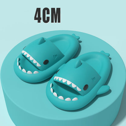 Adults Slippers Indoor Outdoor Funny Shark Cartoon