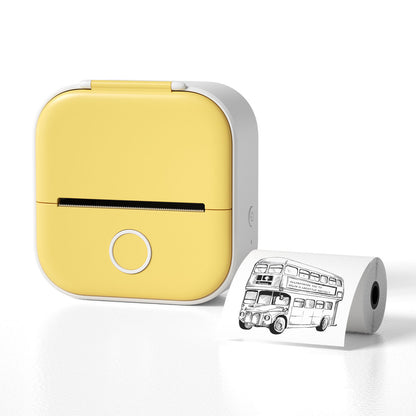 Portable Mini Thermal Label Printer Home Photo Printer Student Wrong Question Printer Bluetooth-compatible Mini Label Printer Price Tag - The Nex Store