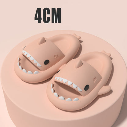 Adults Slippers Indoor Outdoor Funny Shark Cartoon