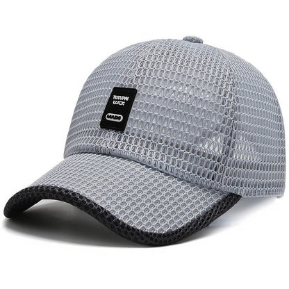 Big Eaves Summer Men's Outdoor Sunshade Sports Quick-drying Breathable Baseball Cap - The Nex Store